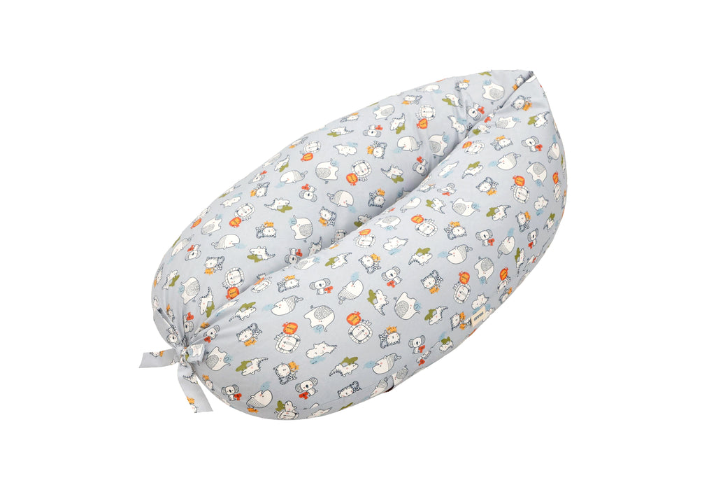 Pernă pentru mamă și bebeluș ANNES, Little Friends Gray