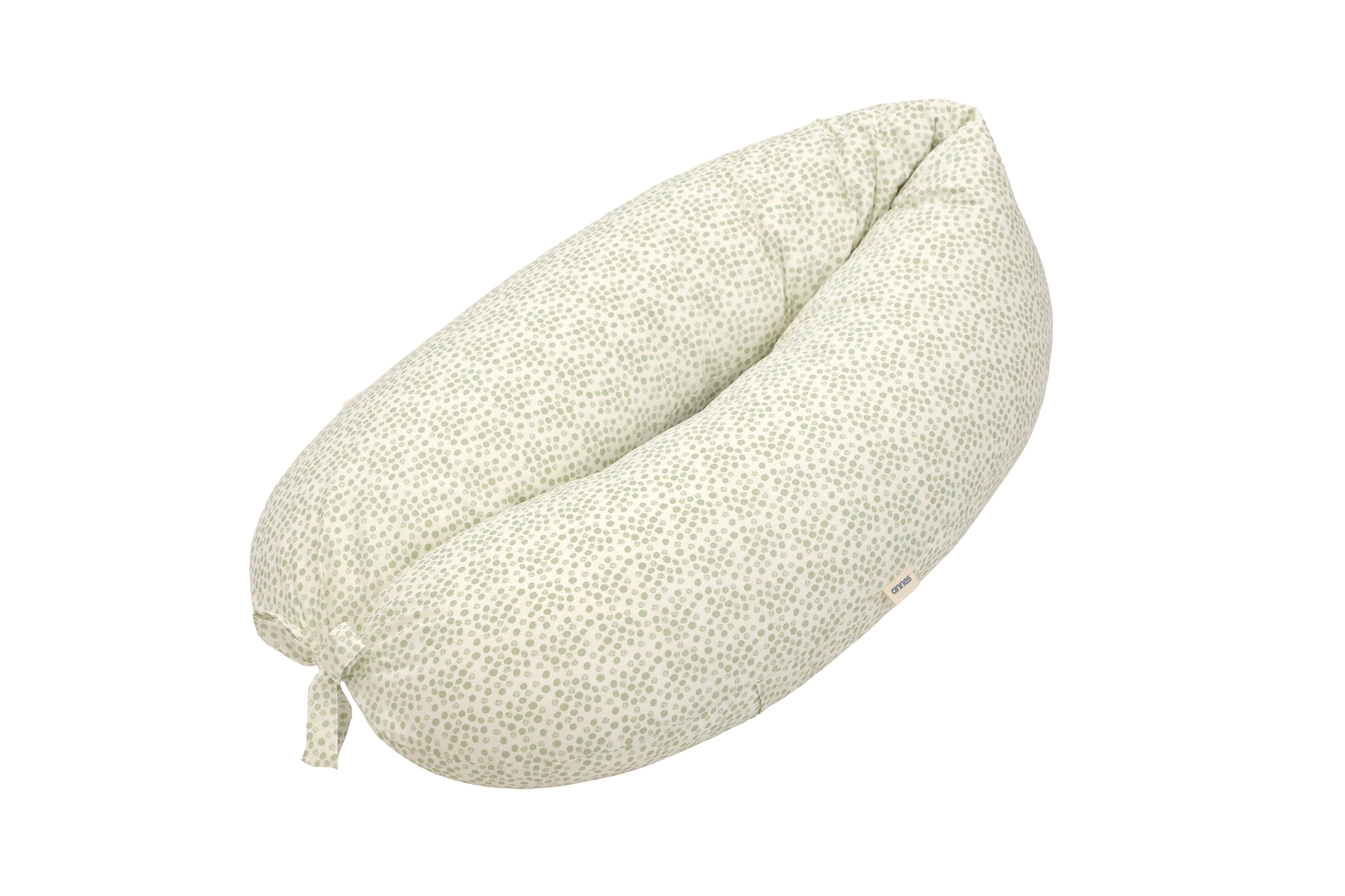 Pernă pentru mamă și bebeluș ANNES, Green Dots