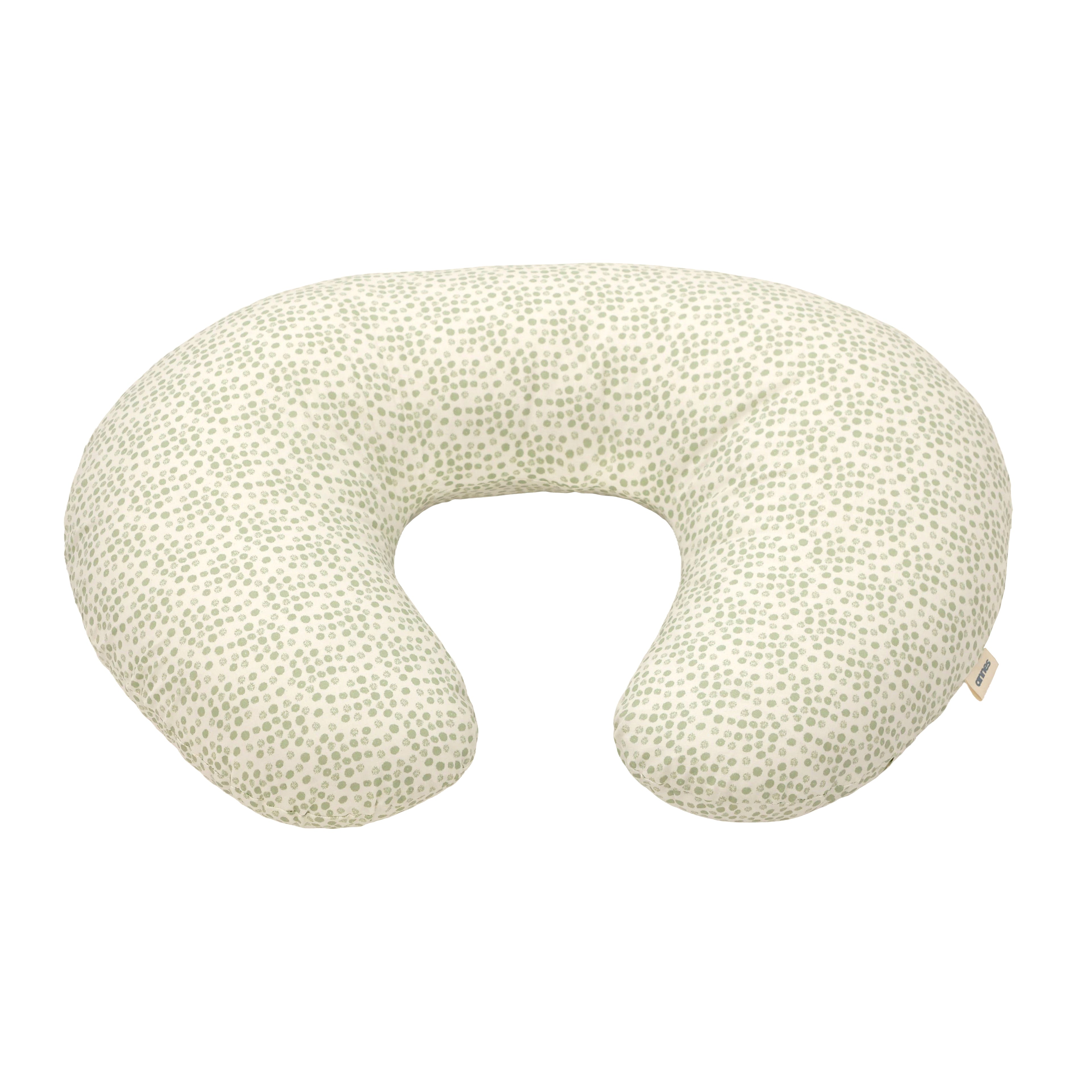 Pernă pentru alăptat ANNES, Green Dots