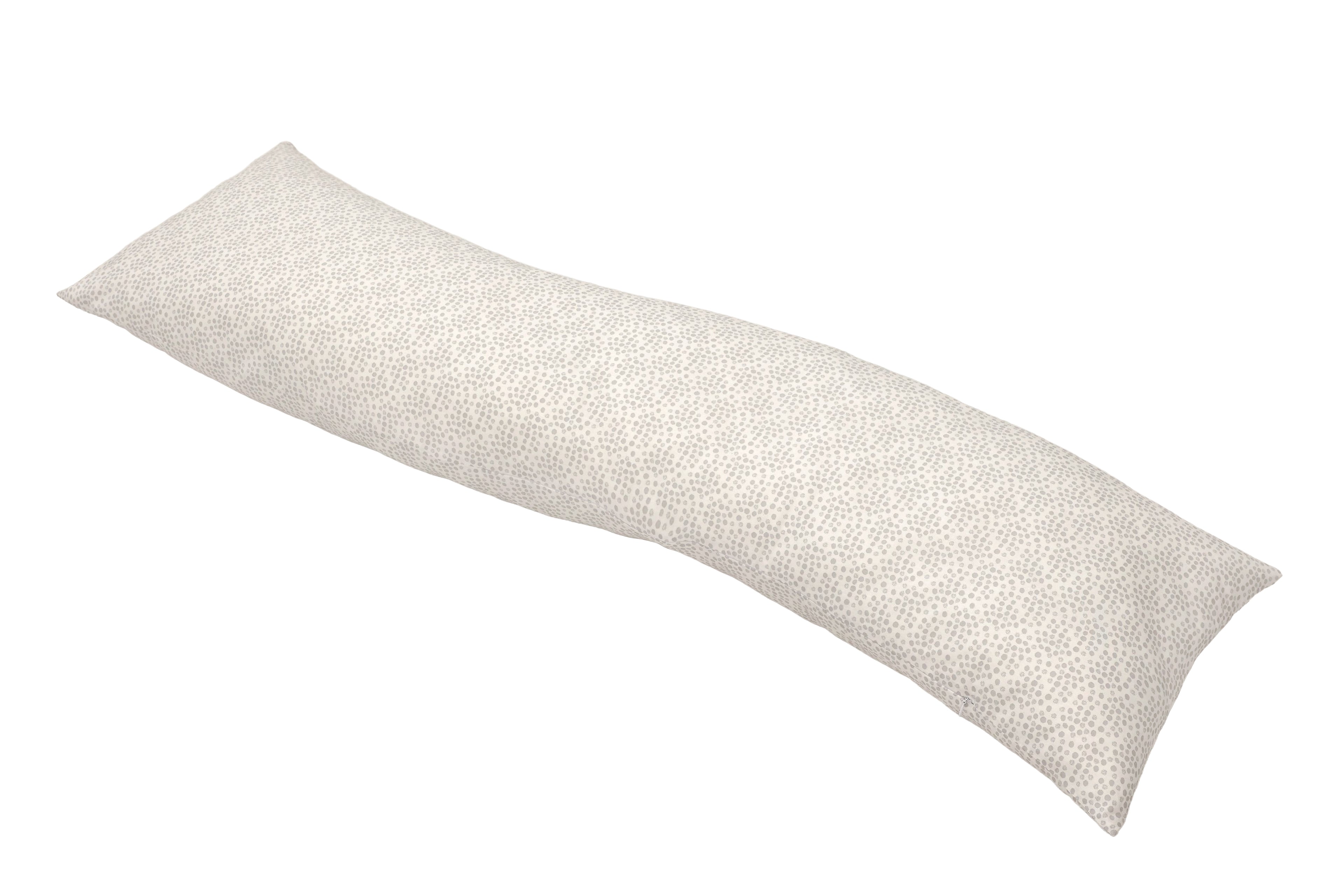 Pernă multifuncțională Long, Grey Dots