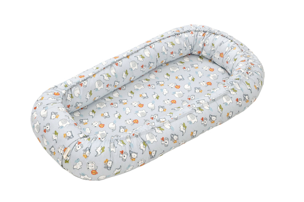 Babynest ANNES, Little Friends Gray
