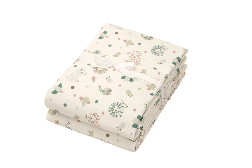 Set protecții pătuț, Safari Pastel Blush