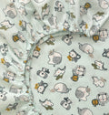 Cearceaf cu elastic, Little Friends Mint