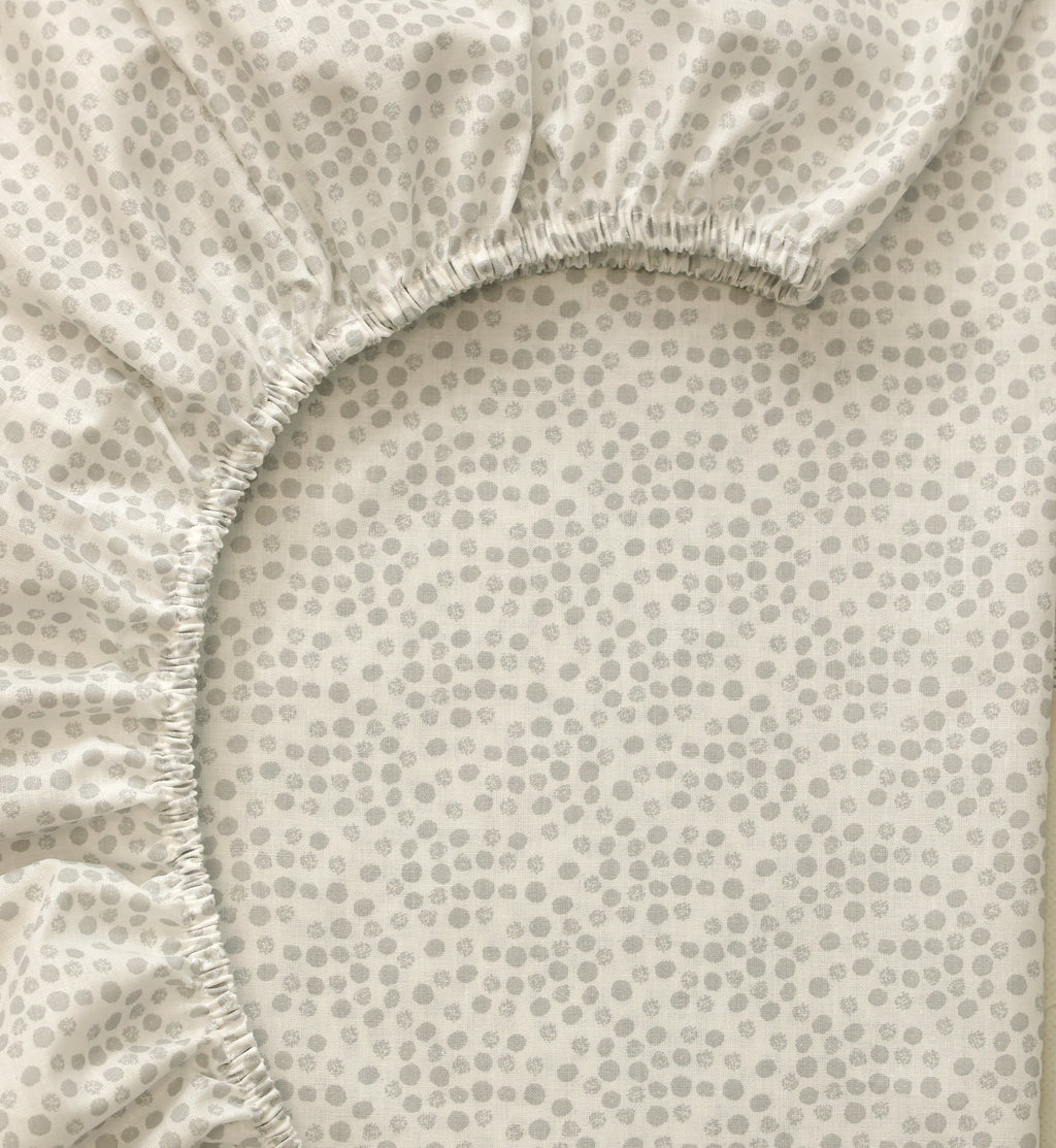 Cearceaf ce elastic, Gray Dots