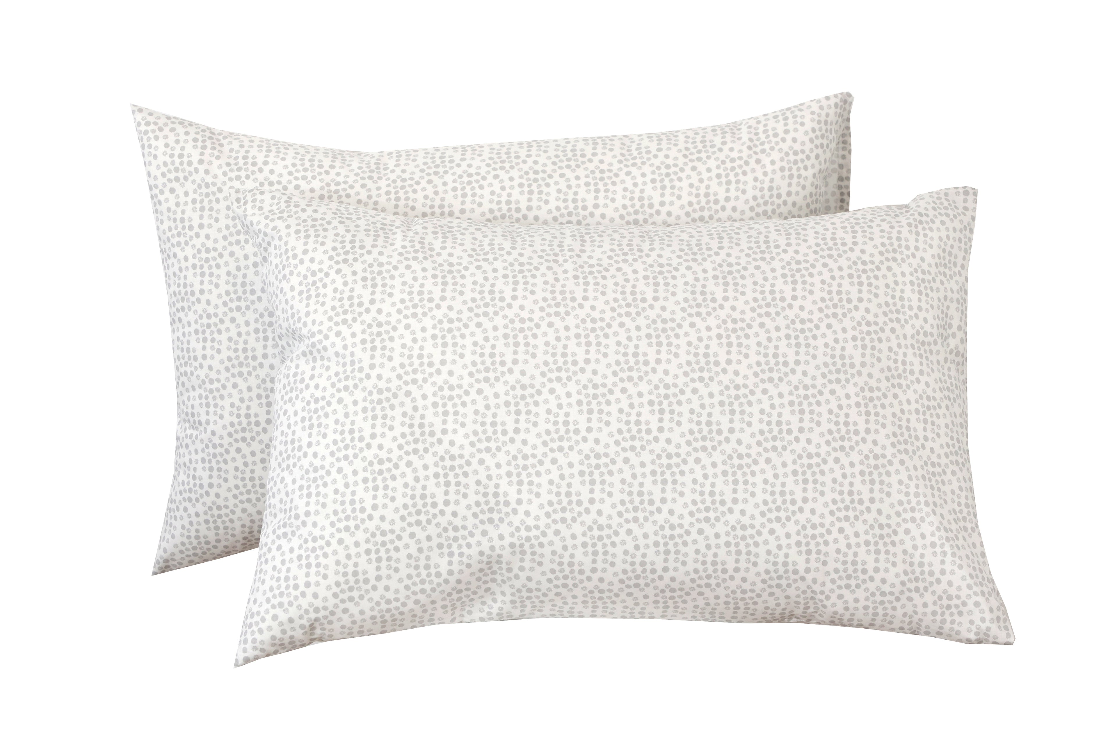 Set 2 fețe de pernă, Gray Dots, diverse dimensiuni