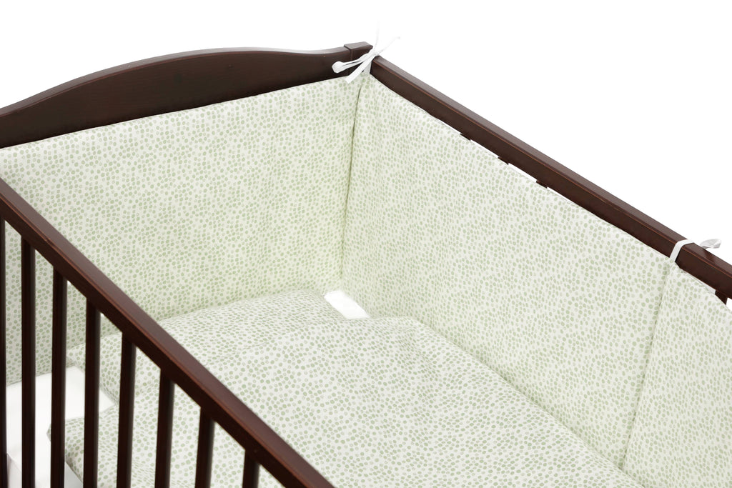 Lenjerie de pat, 7 piese, Green Dots
