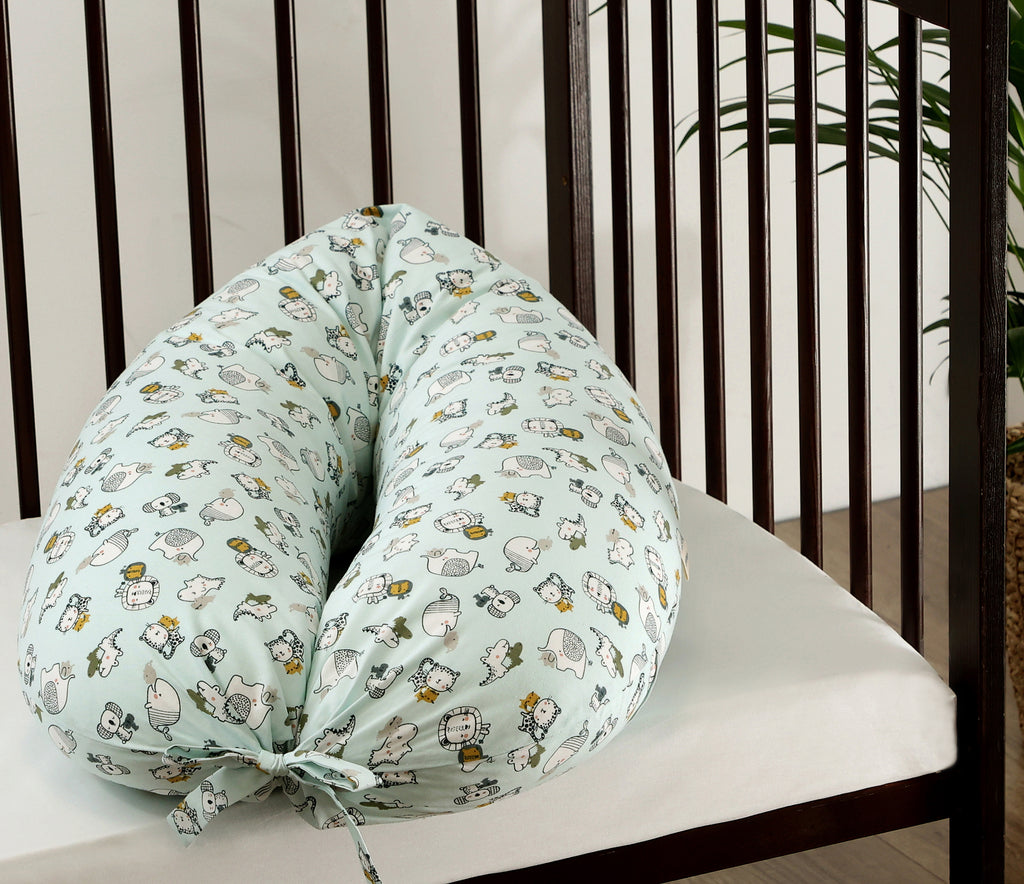 Pernă pentru mamă și bebeluș ANNES, Little Friends Mint