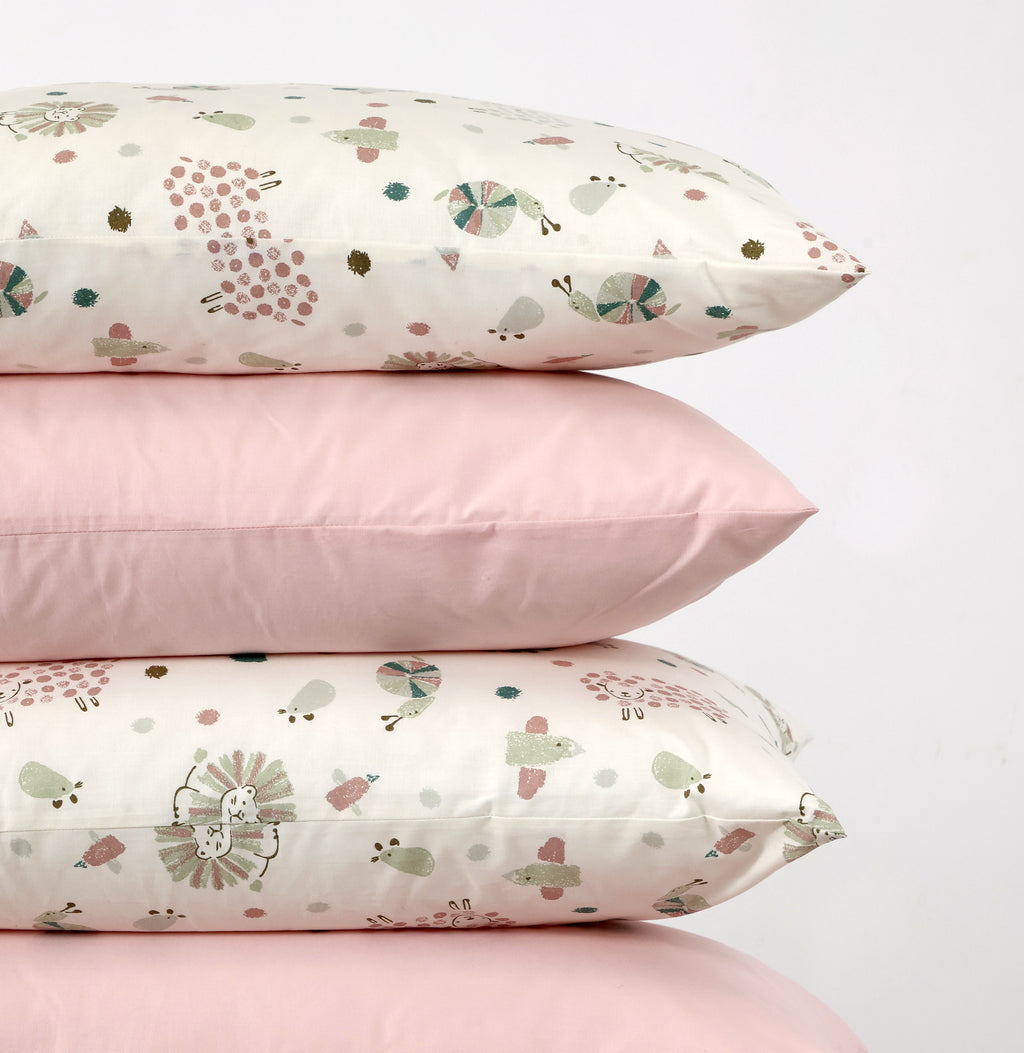 Set 2 fețe de pernă, Safari Pastel Blush, diverse dimensiuni