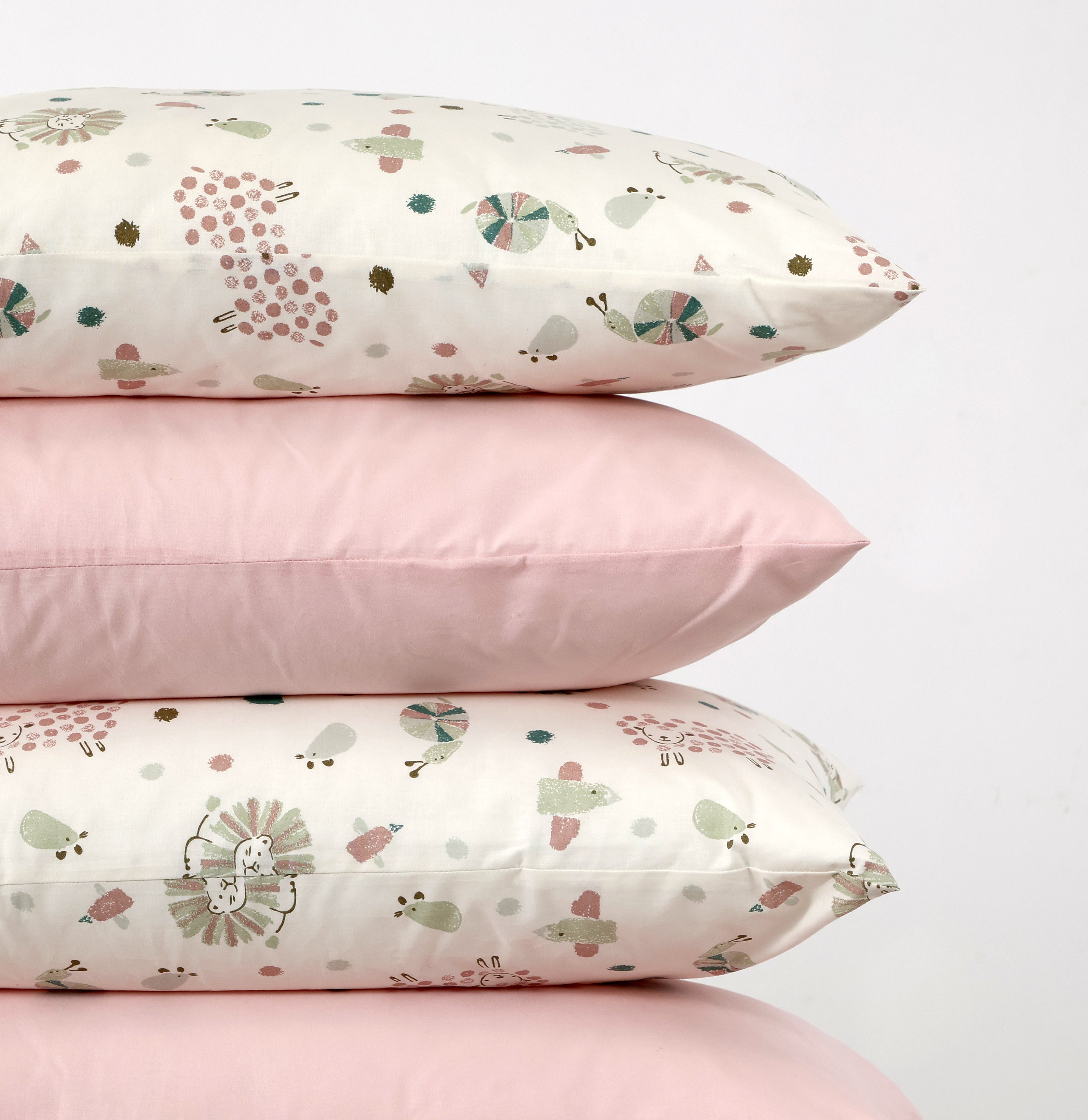 Set 2 fețe de pernă, Safari Pastel Blush, diverse dimensiuni